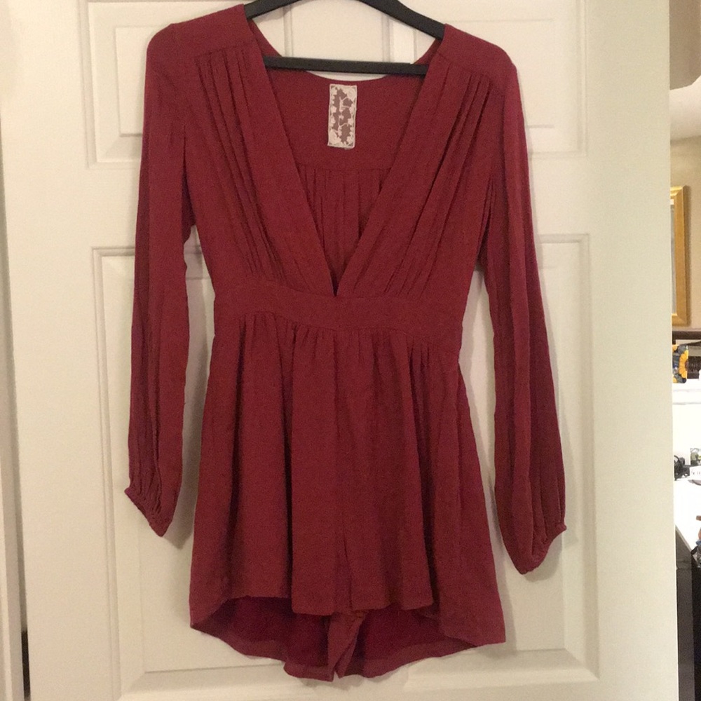 Long sleeve romper